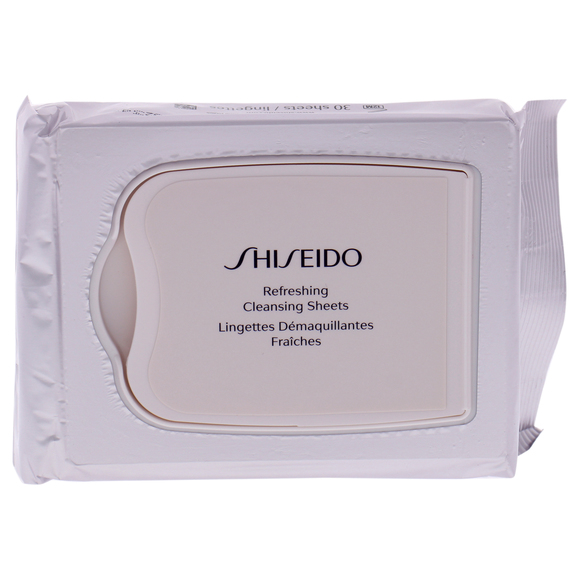 Refreshing Cleansing Sheet by Shiseido for Unisex - 30 Count Wipes - Picture 2 of 4